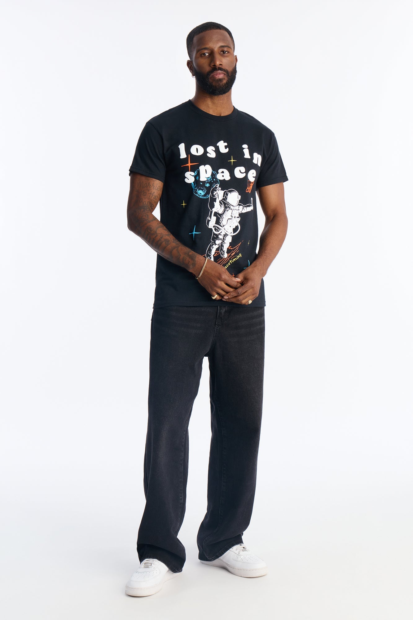 The Most High Lost In Space Short Sleeve Tee - Black