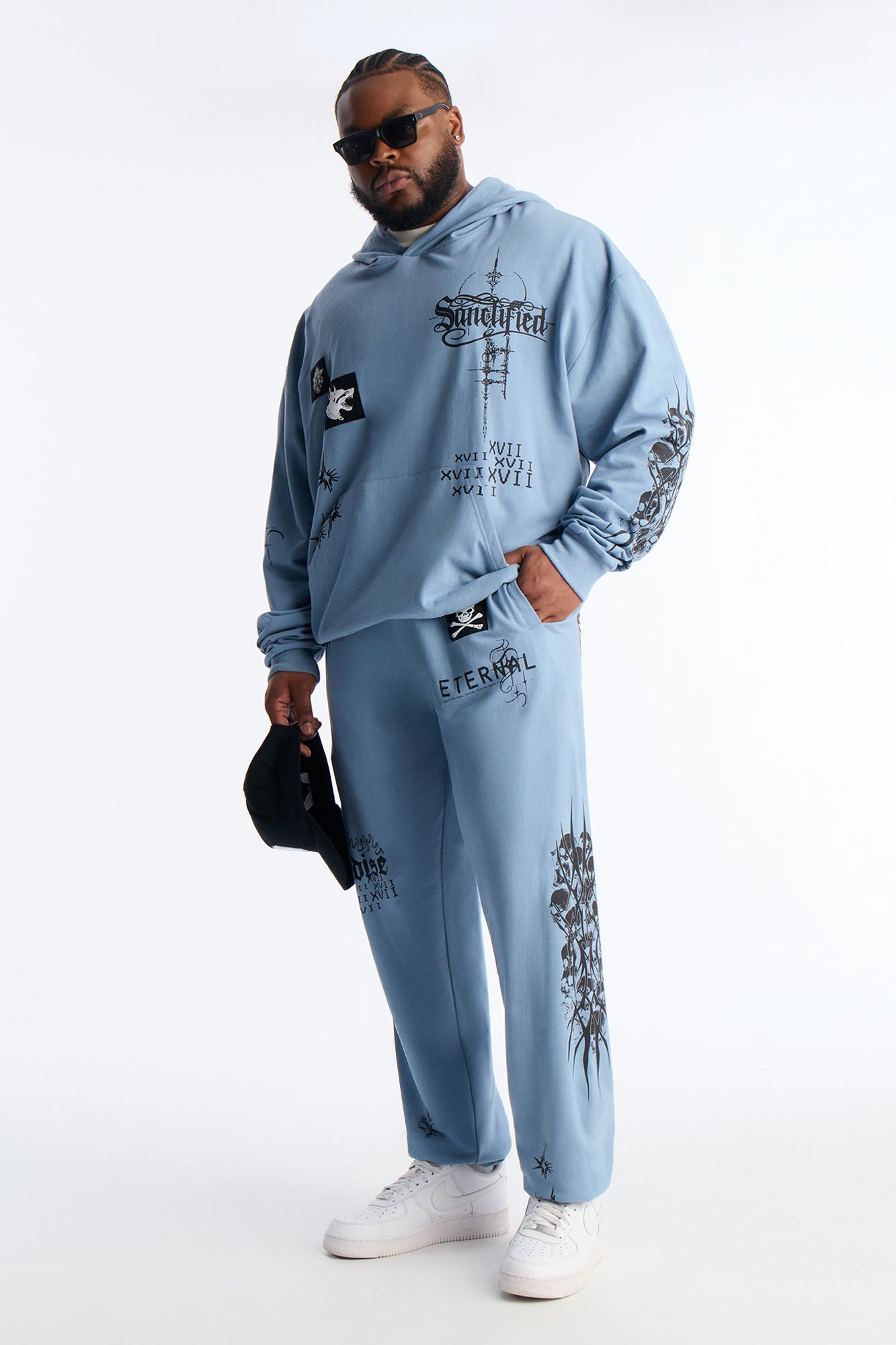 Sacred Energy Sweatpants - Blue