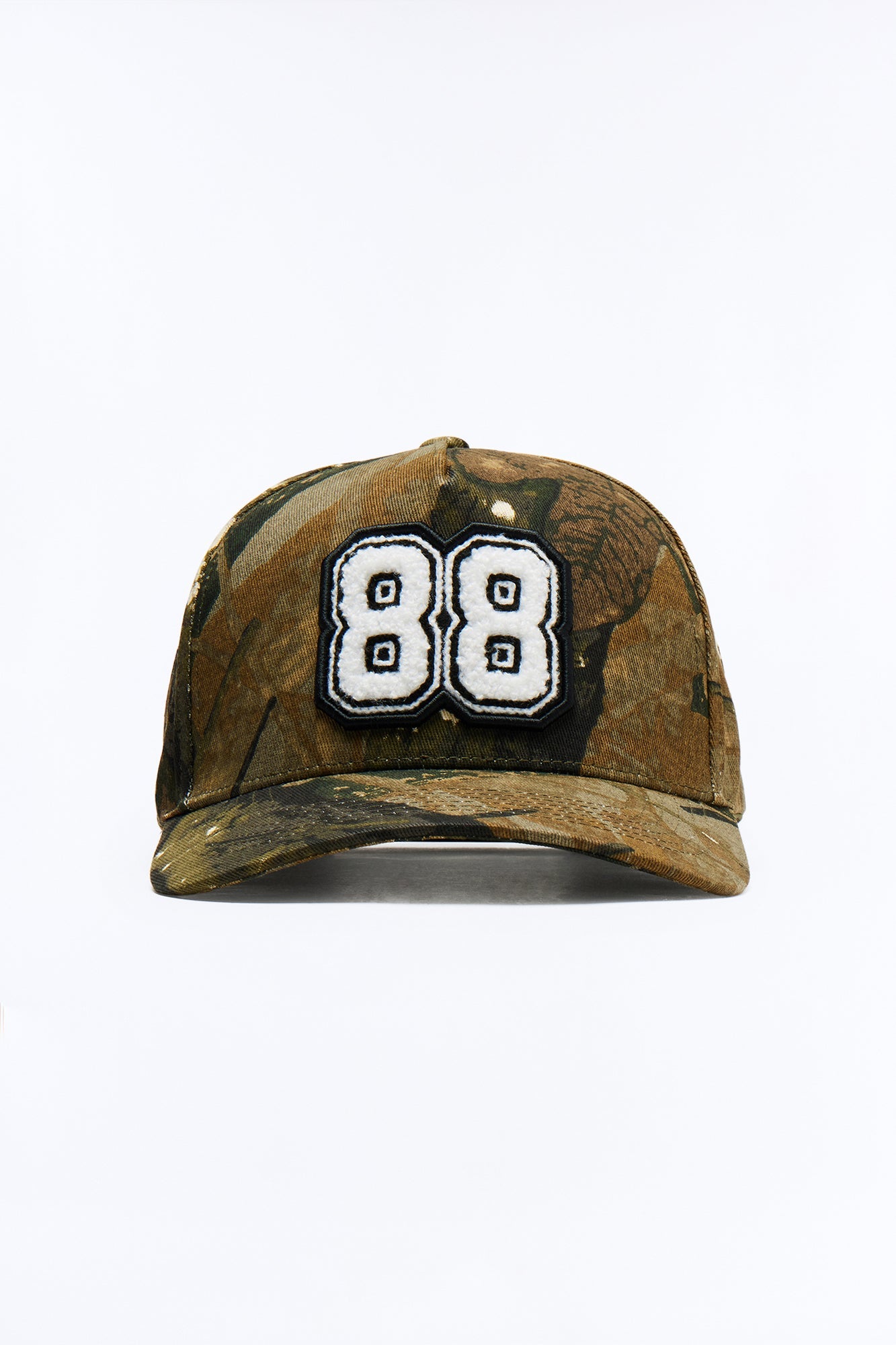 88 Varsity Patch Structured Snapback Hat - Camouflage