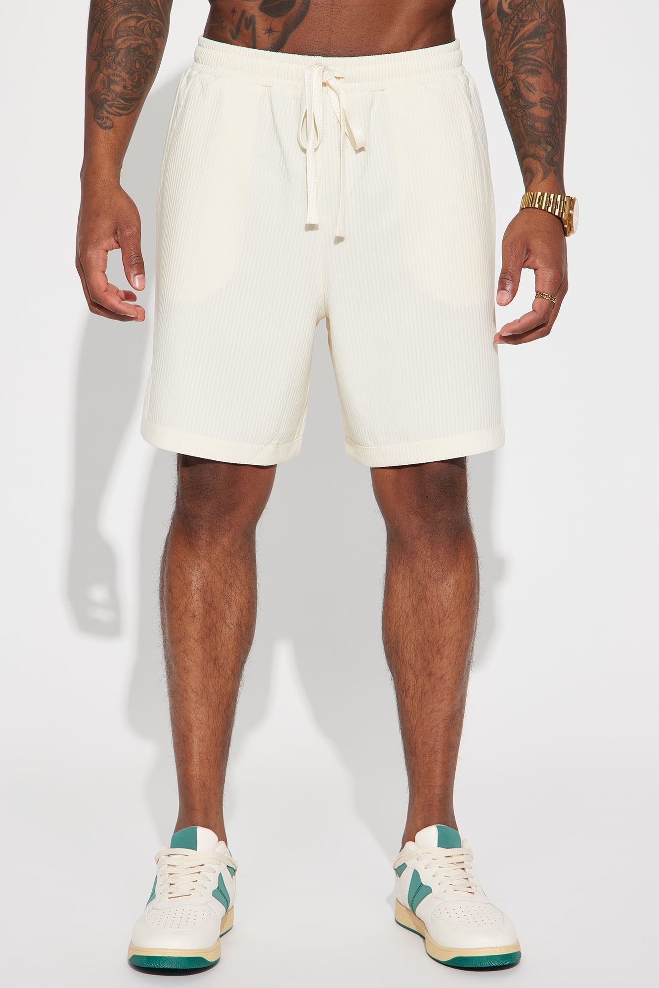 Show Up Basketball Short - Off White
