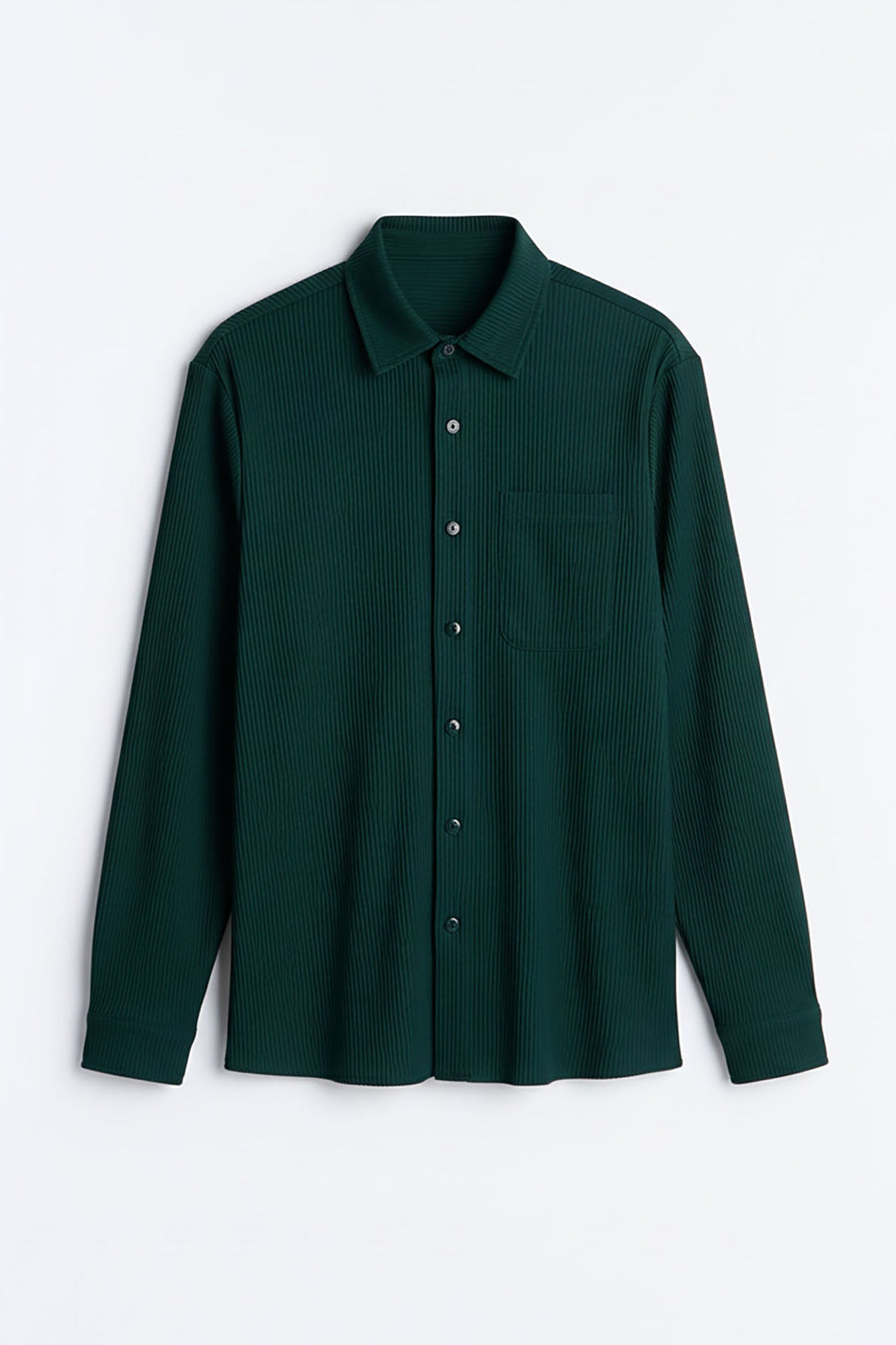 Show Up Long Sleeve Shirt - Hunter Green